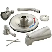 Kingston Brass KB863.FLT Tub and Shower Trim Package - Nickel