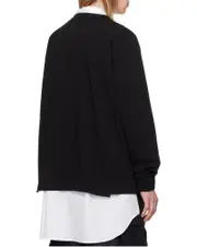 Plain jersey T-shirt 1,2,3,4 Black