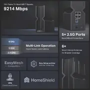 TP-LINK BE9300 Tri-Band Wi-Fi 7 Router