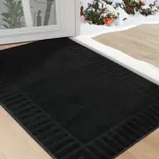 Door-Mat Non-Slip Front Doormat Low-Profile Entrance Mats for Front Door Entr...