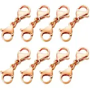 8 Pack Double Lobster Clasp Extender Necklace Clasp Connector Bracelet Extension