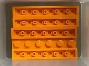 LEGO Parts - Orange Plate 1 x 6 - No 3666 - QTY 5