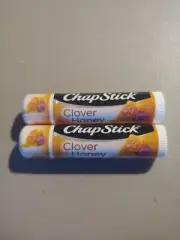 CHAPSTICK CLOVER HONEY Flavor Lip Balm Lot of 2 New & Sealed Must Try!