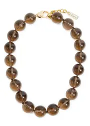 Eliou Fez Beaded Quartz Necklace - Brown - One Size One Size