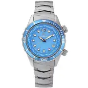Abingdon Womens Marina Bahama Blue Automatic Diver's Titanium Watch MA-BBLU