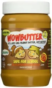 Wowbutter Ready-To-Eat Natural Peanut Free Creamy Butter (1.1 lbs, 6 Per Case)