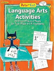 Teacher Created Resources Pete The Cat Grade 1 Language Arts Workbook