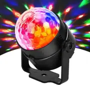 JYX Sound Activated Disco Light, USB DJ Light, Disco Ball, Strobe Lamp 7 Modes S
