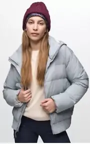NWT Prana Emerald Valley Short Jacket in Quarry Women’s blue Down Jacket Size L