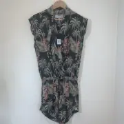 One Teaspoon Womens Size XXS Palm Kingston Romper