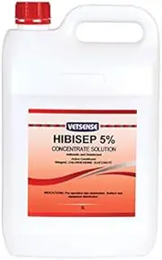 VETSENSE HIBISEP 5% Solution 5L (WVSH5S5)