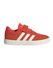 [Adidas] VL Court 3.0 Self-Fastening Pre-School Shoe in Bright Red