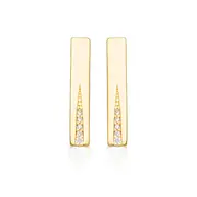 GEORGINI THE LAYERED EDIT GILDED EARRINGS GOLD