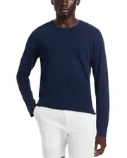 Velvet by Graham & Spencer Simon Long Sleeve Pocket Tee