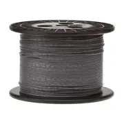 28 AWG Stranded Hook Up Wire, Gray, 1000 ft, 0.0360" Dia, UL1429, 150V