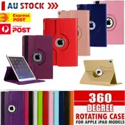 360 Leather Case Cover for Apple iPad 10.9 10 9 8 7 Gen 6 5 4 3 2 mini 7 Air Pro