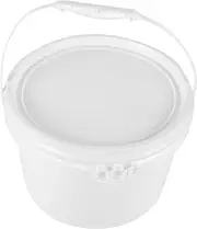Mobestech Water Storage Container with Lid Multi Use Plastic Bucket for Cleaning Gardening and Household Tasks Sealing Water Barrel with Ergonomic Handle