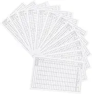 TOBBOMEY 12PCS Golf Scorecard Coated Sports Score Recording Tool for Lightweight and Convenient Exam Accessory for Players