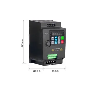 Kkmoon 單相 AC220V 矢量逆變器 VFD 變頻器, 用於無級電機調速