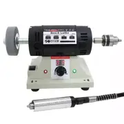 Mini Bench Grinder Metal Buffer Polisher Polishing Machine with Flex Shaft 800W
