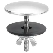 1 Pcs Kitchen Sink Hole Cover, 2 Inch Sink Sprayer Hole Plug, Zinc Alloy Silver