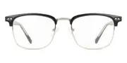Full Rim Browline Black Silver SmartBuy Collection Murf 886A Fashion Men Eyeglasses