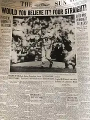 Replica Historical Baltimore Sun Headlines/October 10, 1969/Orioles Win World