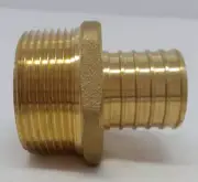 1" Pex crimp MPT (Male Pipe Thread) Bag of 10