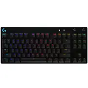 Logitech 920-009396 G PRO TKL Mechanical Gaming Keyboard - GX Blue Clicky, Black