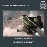 STAR CITIZEN - AEGIS GLADIUS VALIANT - LTI - CCU'd - (Lifetime Insurance)