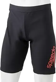 [Speedo] SFB61968 Fitness Swimsuit, Boys, Junior, Jammer, Quarter Length, Stack Logo, Water Training