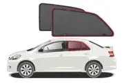 Genuine SNAPSHADES Car Rear Window Shades for Toyota Yaris/Belta/Vios Sedan (...