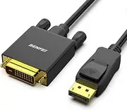 DisplayPort to DVI 3 Meter Cable, DisplayPort to DVI Adapter Male to Male Gold-Plated Cord Cable for Lenovo, Dell, HP and Other Brand