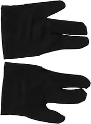 BRIGHTFUFU 10pcs Three Finger Billiard Gloves Breathable Slip Men Women Pool Accessories for Enhanced Cue Control and Comfort Snooker and Billiards Games