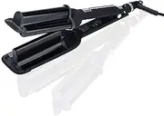 32MM Hair Curling Irons Three-tube Curler Pro Hair Curling Iron For Salon & Home Ceramic Curling Wand Curl Bar Blackwithbox