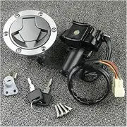 Motorbike Ignition for Kawasaki EX250 for NINJA250/300 for Ninja 300 Full Set Lock Motorcycle Ignition Switch Lock Key Gas Tank Cap Cover Ignition Switch