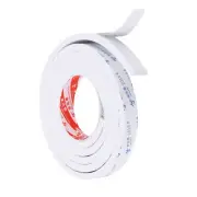 7 Feet Sealing Foam Tape 2.5cm Wide 8mm Thick Adhesive Weather Strip White