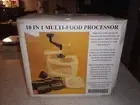 Multi-Function Manual Food Processor Meat Grinder Vegetable Chopper, New in Box