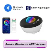 Star Projector LED Aurora Projector Bluetooth Speaker Night Light White Noise Ga