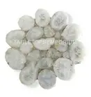 Live Edge White Agate Table Top Antique Floral Shape Handmade Bedroom Décor Gift