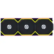Lian Li Uni Fan 120mm SL Wireless Reverse Blade ARGB 4-Pin PWM Black Fan with Controller - 3 Pack (12RSL1W3B)