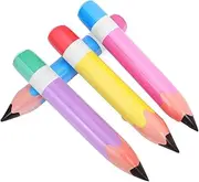 4pcs Number Balloon Inflatable Crayon Giant Novelty Crayon for Classroom Party