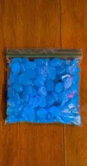 8.56oz Glow In The Dark Garden Pebbles Rocks