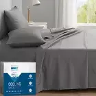 Coolmax Cooling Sheets for Size Bed | Best Sheet Set for Hot King Grey
