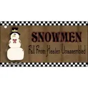 Snowmen Fall From Heaven Novelty Aluminum Key Chain KC-XMAS-24