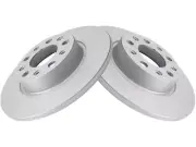 Rear TRQ Brake Rotor Set fits Jeep Compass 2017-2022 75HTWV (for: Jeep)