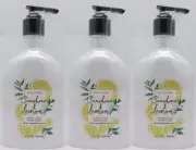3 Bath & Body Works SUNSHINE LEMONS Nourishing Hand Soap With Essential Oils