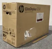 HP EliteDisplay 23in Monitor E232 - NIB, Sealed