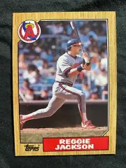 1987 TOPPS #300 REGGIE JACKSON NM-MT BASEBALL CARD