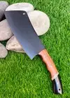 Professional chef cleaver With Leather Sheath Full Tang 12 INCH